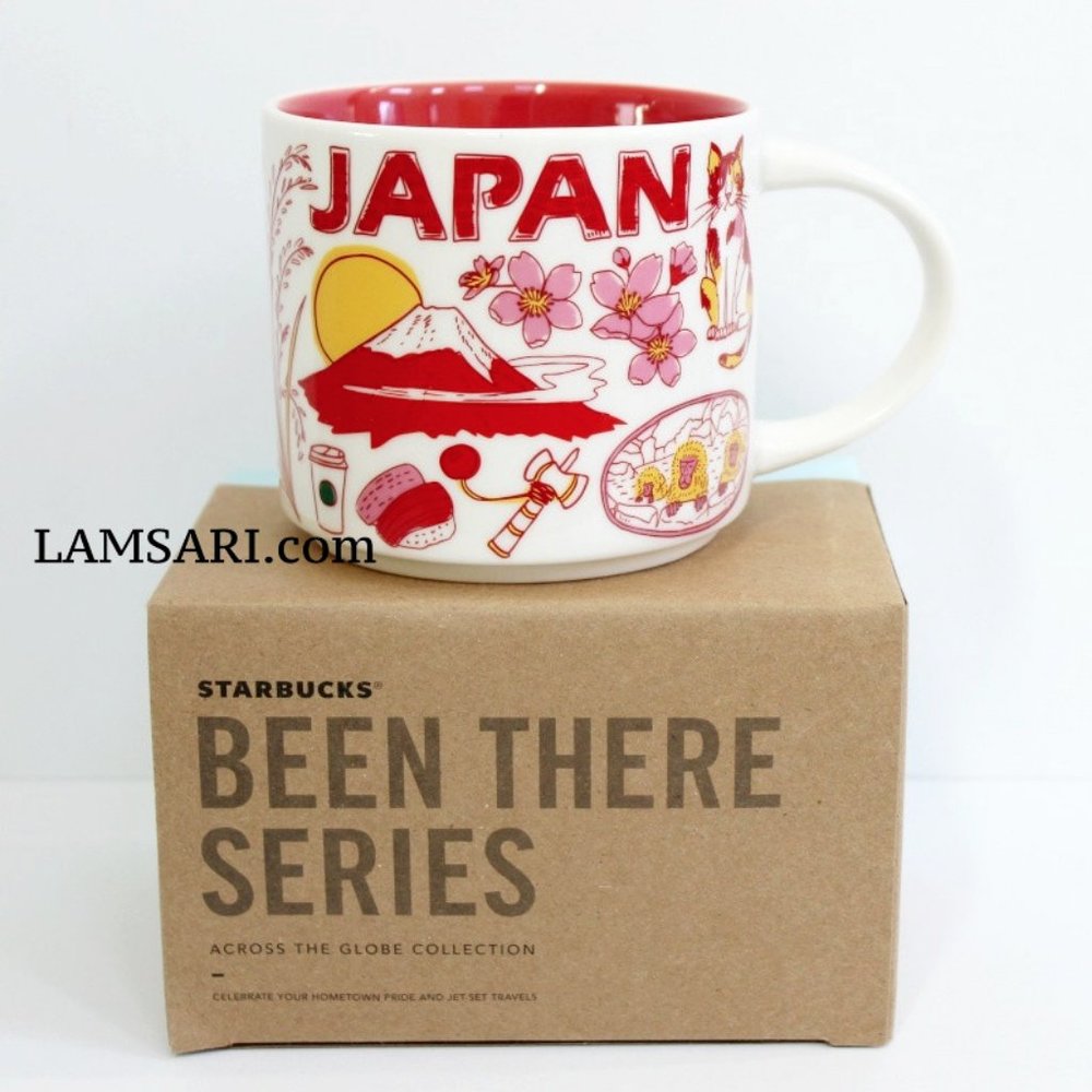 Starbucks Been There Series Japan Spring Ceramic Coffee Mug Cup 14 oz